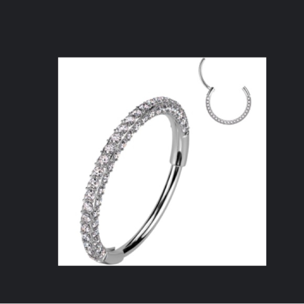 Elegant Silver Nose Ring